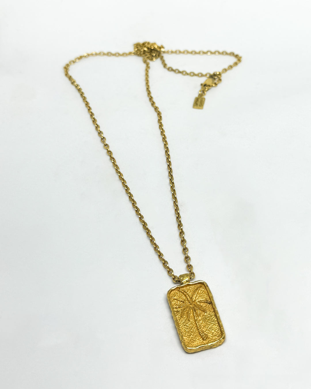 Palm Tree Necklace (Gold Plated)