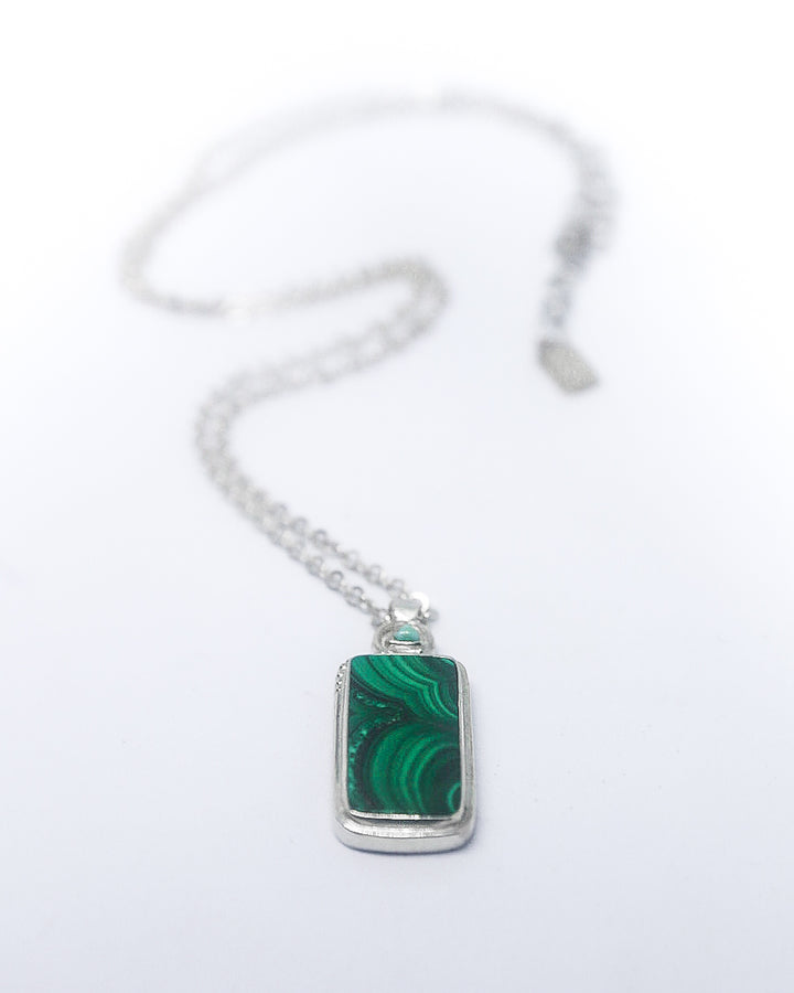 Malachite Snake Necklace