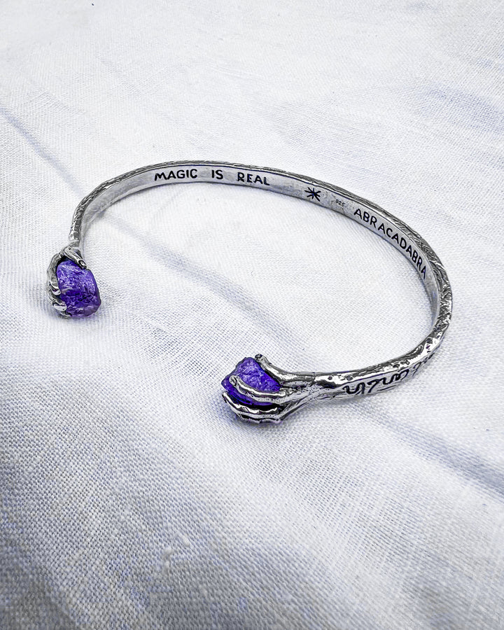 Amethyst Hands Bracelet