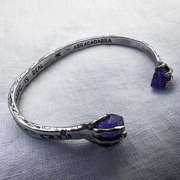 Amethyst Hands Bracelet